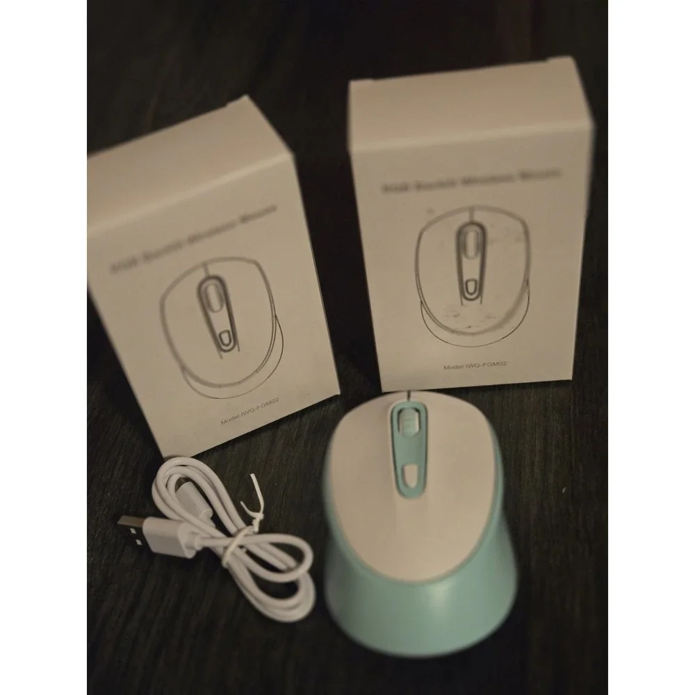 Seenda Mint Green LED Wireless Mouse LOT OF 2